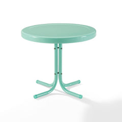 Crosley Griffith 22 Inch Outdoor Metal Side Table - CO1011A - The Home Selection