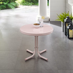 Crosley Griffith 22 Inch Outdoor Metal Side Table - CO1011A - The Home Selection