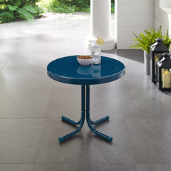 Crosley Griffith 22 Inch Outdoor Metal Side Table - CO1011A - The Home Selection