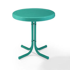 Crosley Griffith 22 Inch Outdoor Metal Side Table - CO1011A - The Home Selection