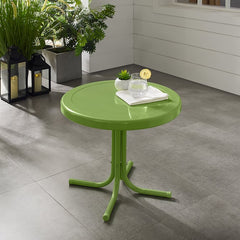 Crosley Griffith 22 Inch Outdoor Metal Side Table - CO1011A - The Home Selection