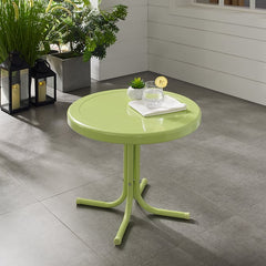 Crosley Griffith 22 Inch Outdoor Metal Side Table - CO1011A - The Home Selection