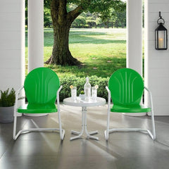 Crosley Griffith 3pc Outdoor Metal Armchair Set - KO10004 - The Home Selection