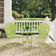 Crosley Griffith 3pc Outdoor Metal Armchair Set - KO10004 - The Home Selection