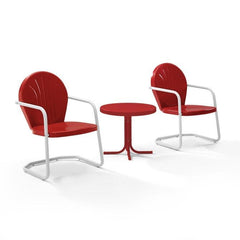 Crosley Griffith 3pc Outdoor Metal Armchair Set - KO10004 - The Home Selection
