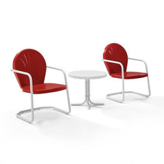 Crosley Griffith 3pc Outdoor Metal Armchair Set - KO10004 - The Home Selection