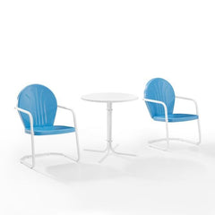 Crosley Griffith 3pc Outdoor Metal Bistro Set - KO10008 - The Home Selection