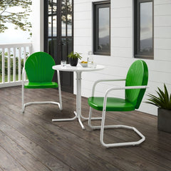 Crosley Griffith 3pc Outdoor Metal Bistro Set - KO10008 - The Home Selection
