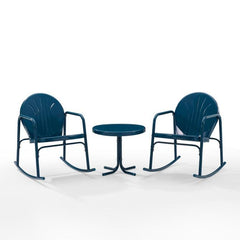 Crosley Griffith 3pc Outdoor Metal Rocking Chair Set - KO10020 - The Home Selection