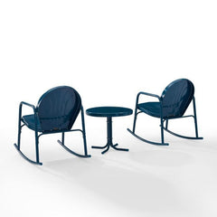 Crosley Griffith 3pc Outdoor Metal Rocking Chair Set - KO10020 - The Home Selection