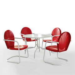 Crosley Griffith 5pc Outdoor Metal Dining Set - KOD1001 - The Home Selection