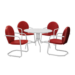 Crosley Griffith 5pc Outdoor Metal Dining Set - KOD1001 - The Home Selection
