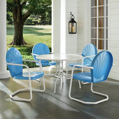 Crosley Griffith 5pc Outdoor Metal Dining Set - KOD1001 - The Home Selection
