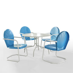 Crosley Griffith 5pc Outdoor Metal Dining Set - KOD1001 - The Home Selection