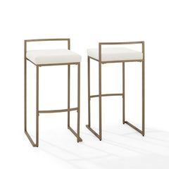 Crosley Harlowe 17.50 Inch 2pc Bar Stool Set - CF501930 - The Home Selection