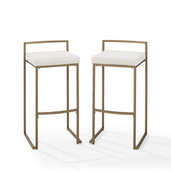 Crosley Harlowe 17.50 Inch 2pc Bar Stool Set - CF501930 - The Home Selection