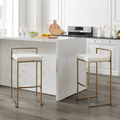 Crosley Harlowe 17.50 Inch 2pc Bar Stool Set - CF501930 - The Home Selection