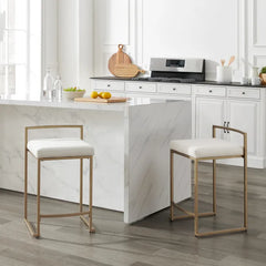 Crosley Harlowe 17.50 Inch 2pc Counter Stool Set - CF501924 - The Home Selection