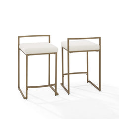 Crosley Harlowe 17.50 Inch 2pc Counter Stool Set - CF501924 - The Home Selection