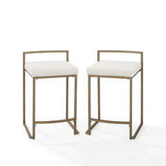 Crosley Harlowe 17.50 Inch 2pc Counter Stool Set - CF501924 - The Home Selection
