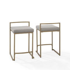 Crosley Harlowe 17.50 Inch 2pc Counter Stool Set - CF501924 - The Home Selection