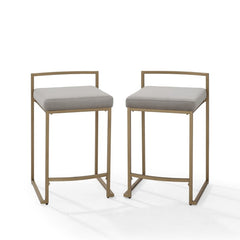 Crosley Harlowe 17.50 Inch 2pc Counter Stool Set - CF501924 - The Home Selection