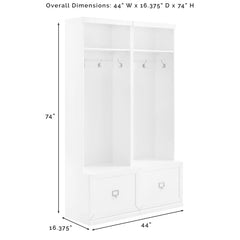 Crosley Harper 44 Inch 2pc Entryway Set - KF31007 - The Home Selection