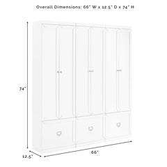 Crosley Harper 66 Inch 3pc Entryway Set - KF31010 - The Home Selection