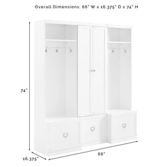 Crosley Harper 66 Inch 3pc Entryway Set - KF31011 - The Home Selection