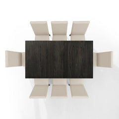 Crosley Hayden 101 Inch 9pc Dining Set Slate - KF13073SL - The Home Selection