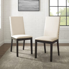 Crosley Hayden 18.50 Inch 2pc Upholstered Chair Set - CF501519-SL - The Home Selection