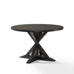 Crosley Hayden 47 Inch Round Dining Table Slate- CF2011-SL - The Home Selection