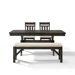 Crosley Hayden 91 Inch 4pc Dining Set - KF13025SL - The Home Selection