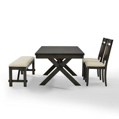 Crosley Hayden 91 Inch 4pc Dining Set - KF13025SL - The Home Selection
