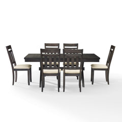 Crosley Hayden 98 Inch 7pc Dining Set Slate - KF13029SL - The Home Selection