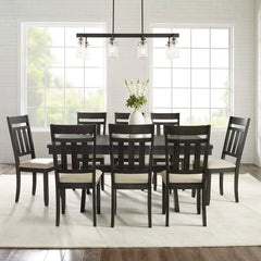 Crosley Hayden 98 Inch 9pc Dining Sets Slate - KF13022SL - The Home Selection