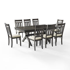 Crosley Hayden 98 Inch 9pc Dining Sets Slate - KF13022SL - The Home Selection