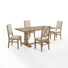 Crosley Joanna 126 Inch 5pc Dining Set - KF13065 - The Home Selection