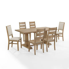Crosley Joanna 126 Inch 7pc Dining Set - KF13070 - The Home Selection