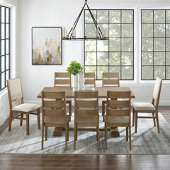Crosley Joanna 126 Inch 9pc Dining Set - KF13071 - The Home Selection