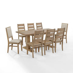 Crosley Joanna 126 Inch 9pc Dining Set - KF13071 - The Home Selection