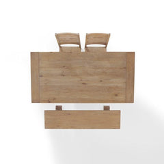 Crosley Joanna 72 Inch 4pc Dining Set Rustic-Brown - KF20017RB - The Home Selection