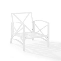 Crosley Kaplan 29 Inch Outdoor Metal Armchair - KO60007 - The Home Selection