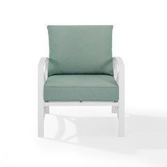 Crosley Kaplan 29 Inch Outdoor Metal Armchair - KO60007 - The Home Selection