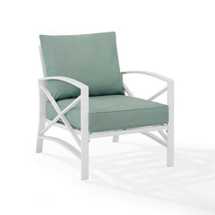 Crosley Kaplan 29 Inch Outdoor Metal Armchair - KO60007 - The Home Selection