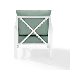 Crosley Kaplan 29 Inch Outdoor Metal Armchair - KO60007 - The Home Selection