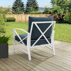 Crosley Kaplan 29 Inch Outdoor Metal Armchair - KO60007 - The Home Selection
