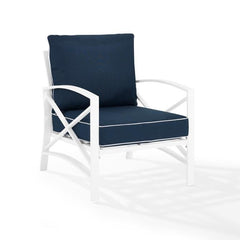 Crosley Kaplan 29 Inch Outdoor Metal Armchair - KO60007 - The Home Selection