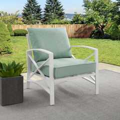 Crosley Kaplan 29 Inch Outdoor Metal Armchair - KO60007 - The Home Selection