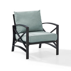 Crosley Kaplan 29 Inch Outdoor Metal Armchair - KO60007 - The Home Selection